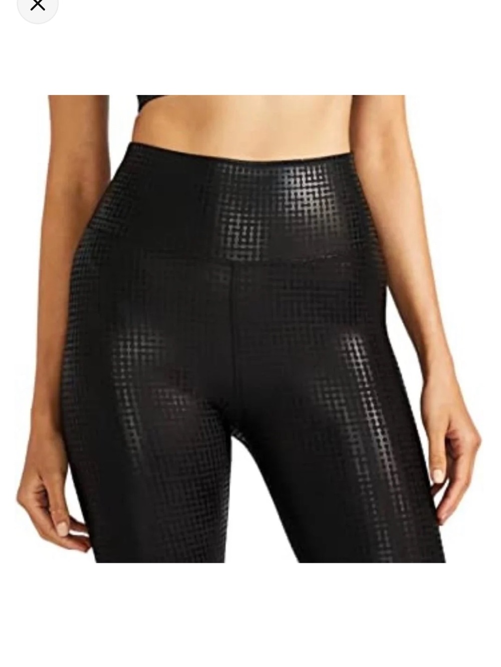 Peloton Show Up Digital Foil Black High-Waist Leggings XS